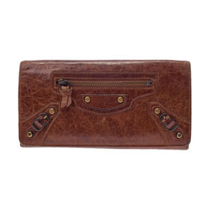 Balenciaga The Money Leather Brown